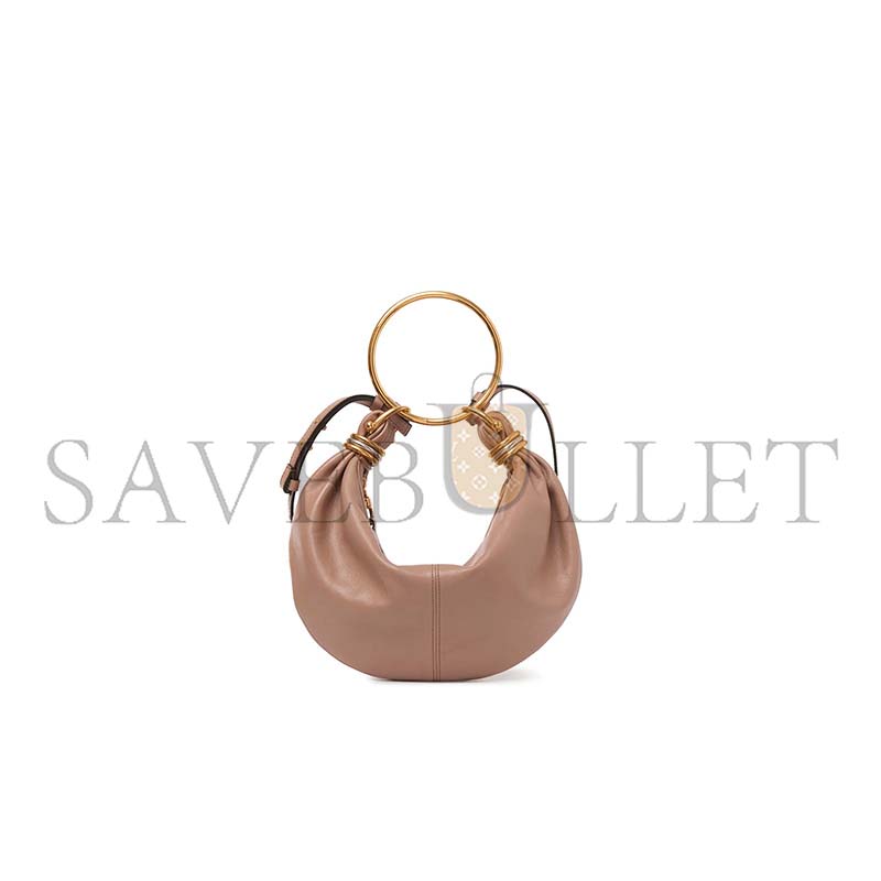 CHLOE SMALL BRACELET HOBO BAG IN GRAINED LEATHER CHC24AS611N72527 (32*14*10cm) CHLOE SMALL BRACELET HOBO BAG IN GRAINED LEATHER CHC24AS611N72527 (32*14*10cm)